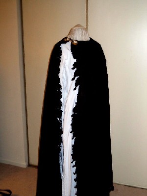 black wool cloak