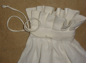 detail of the cuff of the shirt