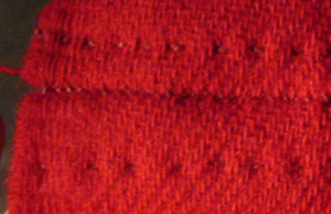 period seaming- ouside view